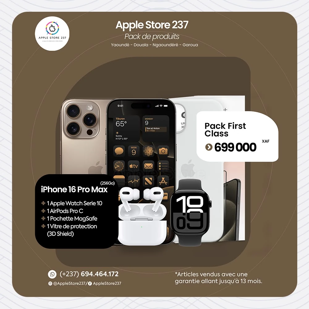 Pack First Class · 699 000 FCFA