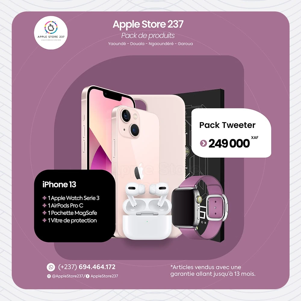 Pack Tweeter · 249 000 FCFA